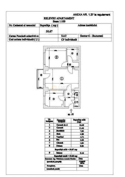 2 Camere - 54MP |  3/10 | 1980 | Iuliu Maniu - Stradal - Schiță 8