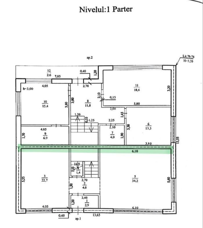 Vânzare duplex, 4 camere, str. Schinoasa Vale, sectorul Centru. - Poză 29