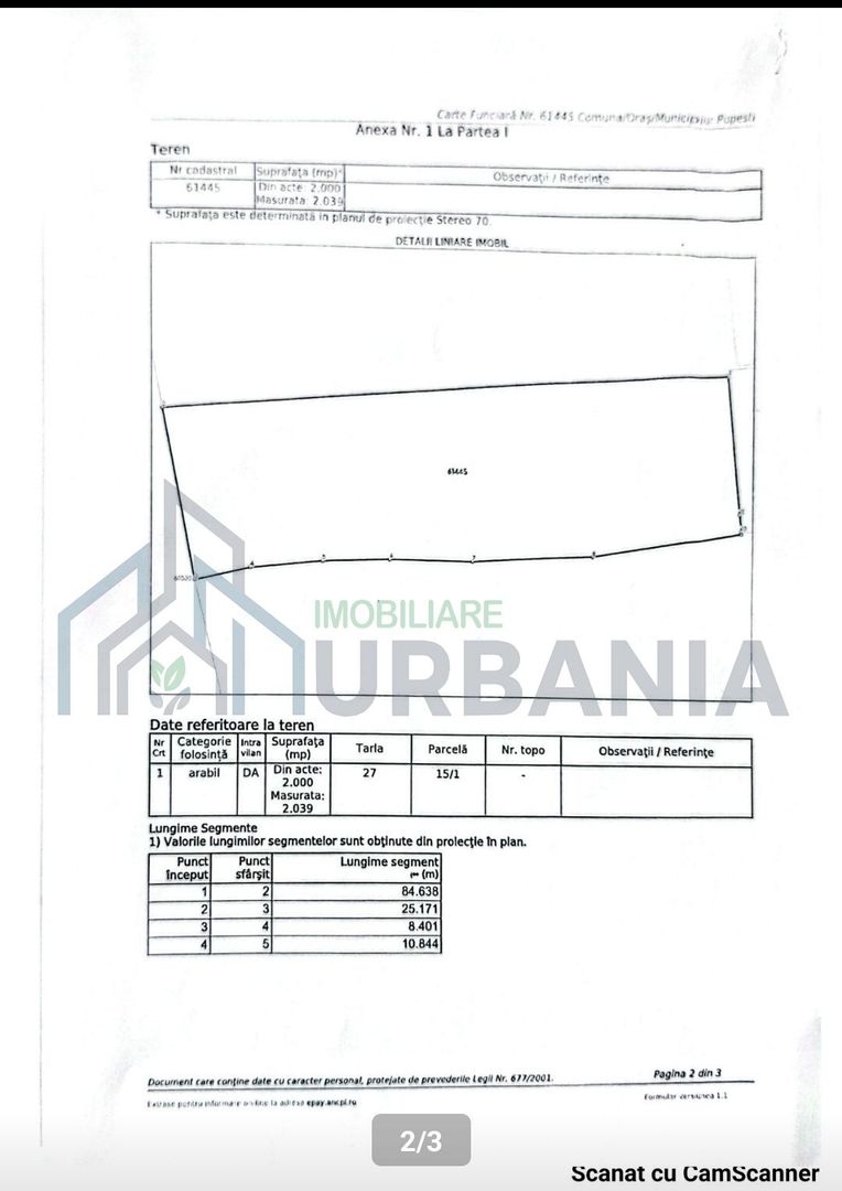 Vand sau schimb Teren Valea Ursului,Tomesti - Poză 4