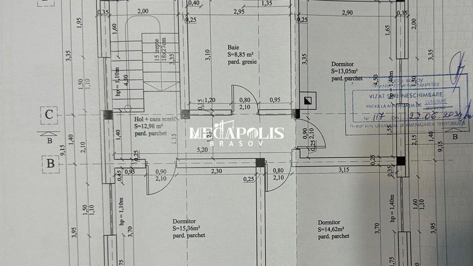Casă spațioasă 4 dormitoare Sânpetru, 500 mp teren, mobilată complet - Poză 25
