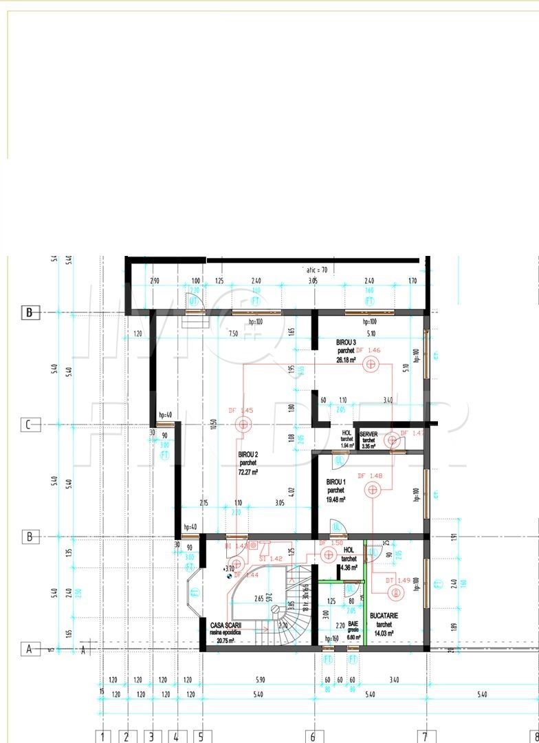 Spațiu de birouri de închiriat – Etaj 1, Traian Vuia, Cluj-Napoca - Poză 2