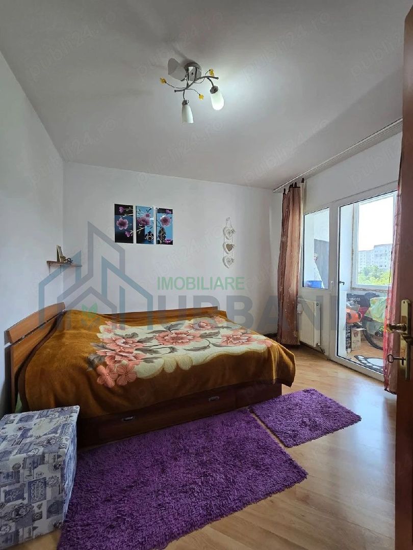 Apartament Decomandat 2 camere 2 Balcoane intabulat mobilat Izolat Zona Alexandru cel bun iasi - Poză 3