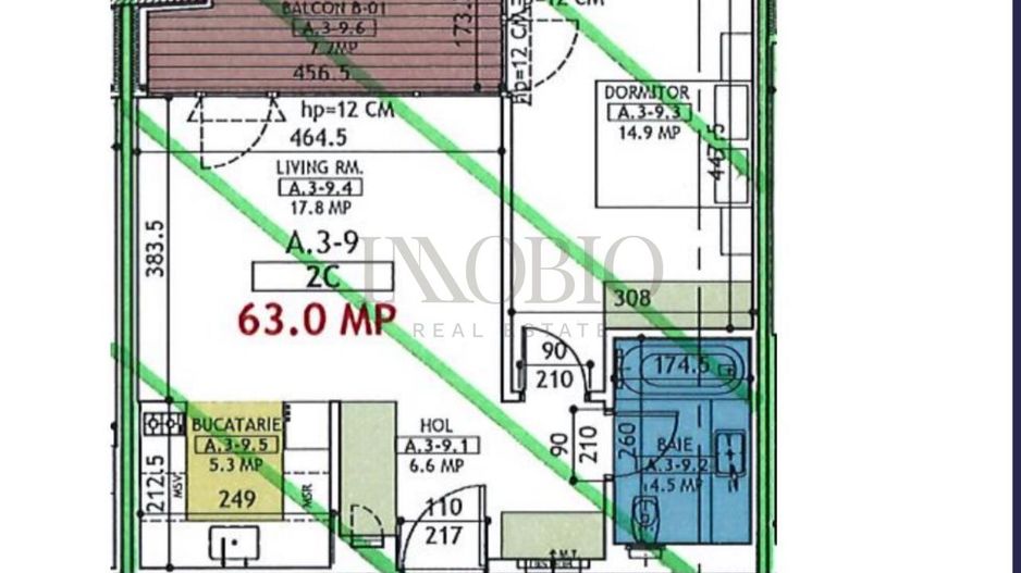 Apartament 2 Camere | One Verdi - Poză 9