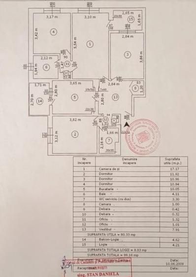APARTAMENT 4 CAMERE | DOMENII | MIHALACHE - Schiță 9
