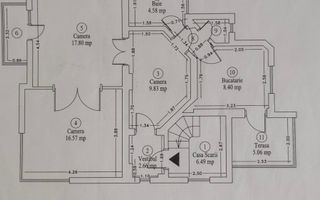 Apartament 3 Camere in Vila I 62mp I Tineretului - Schiță 12