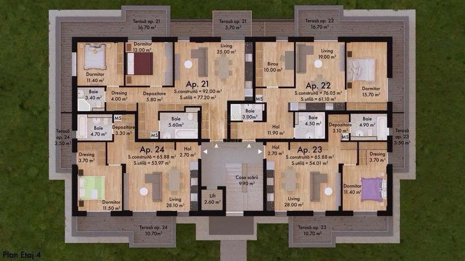 Satu Mare, Micro 17, Penthouse in complex nou - Poză 3