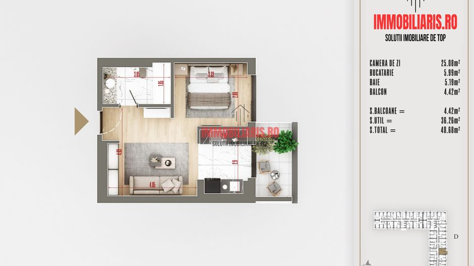 Pallady- Finisaje la Alegere- Incalzire Pardoseala- Direct Dezvoltator - Schiță 2