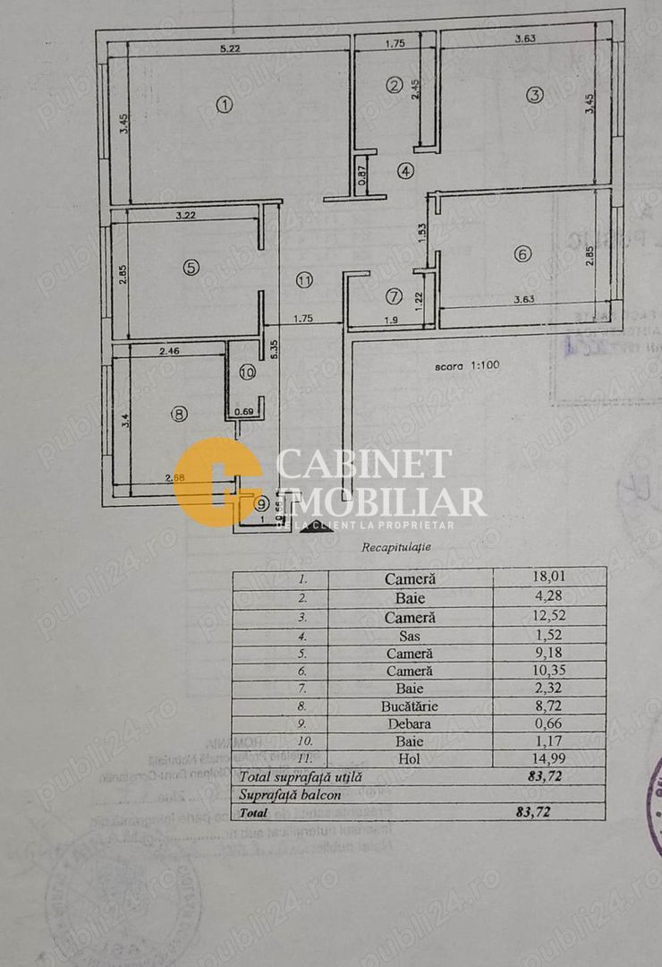Apartament 4 camere, parter, 84mp Nicolina - Egalitatii - Poză 11