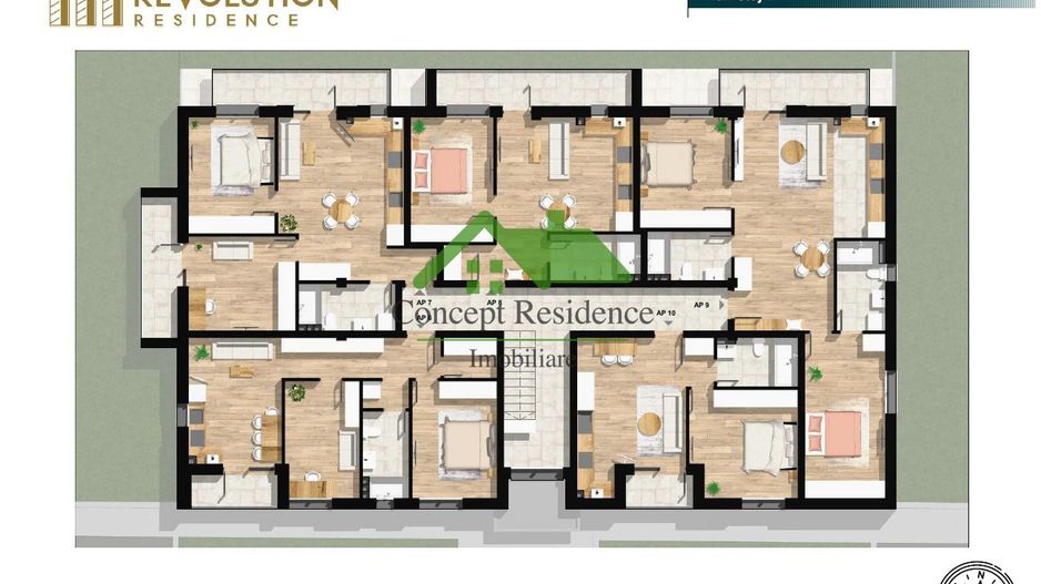 Comision 0%! Apartament 2 camere bloc nou, etaj 1,Oltului - Poză 5