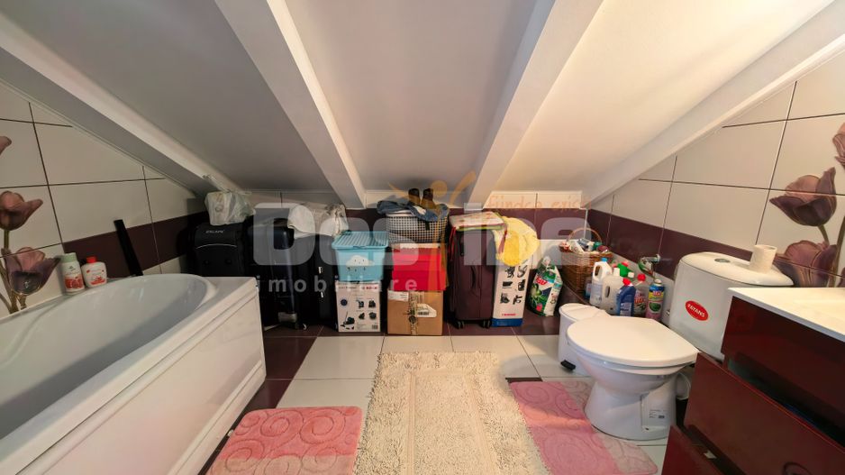Casă cu 5 camere P+M 110 mp + 500 mp teren, mobilată - Poză 22