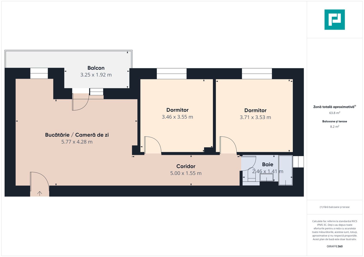 Apartament 3 camere | Etaj 2 | Zona Torontalului - Poză 8
