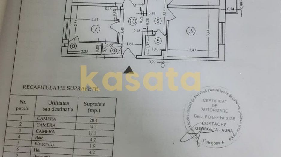 OPORTUNITATE | 3 CAMERE | DECEBAL - Schiță 9