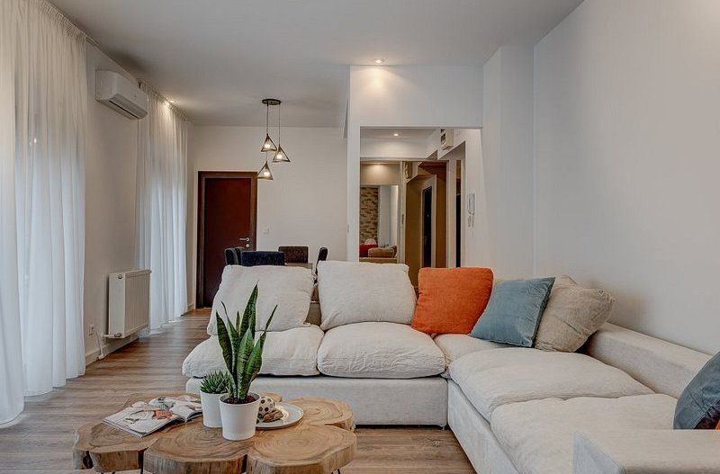 Apartament tip penthouse in Natura Residence, terasa 62 mp, mobilat modern - Poză 15