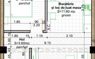 NOU ROND ERA PACURARI AP. 2 Camere 56 Mp cu terasa si gradina - Poză 2