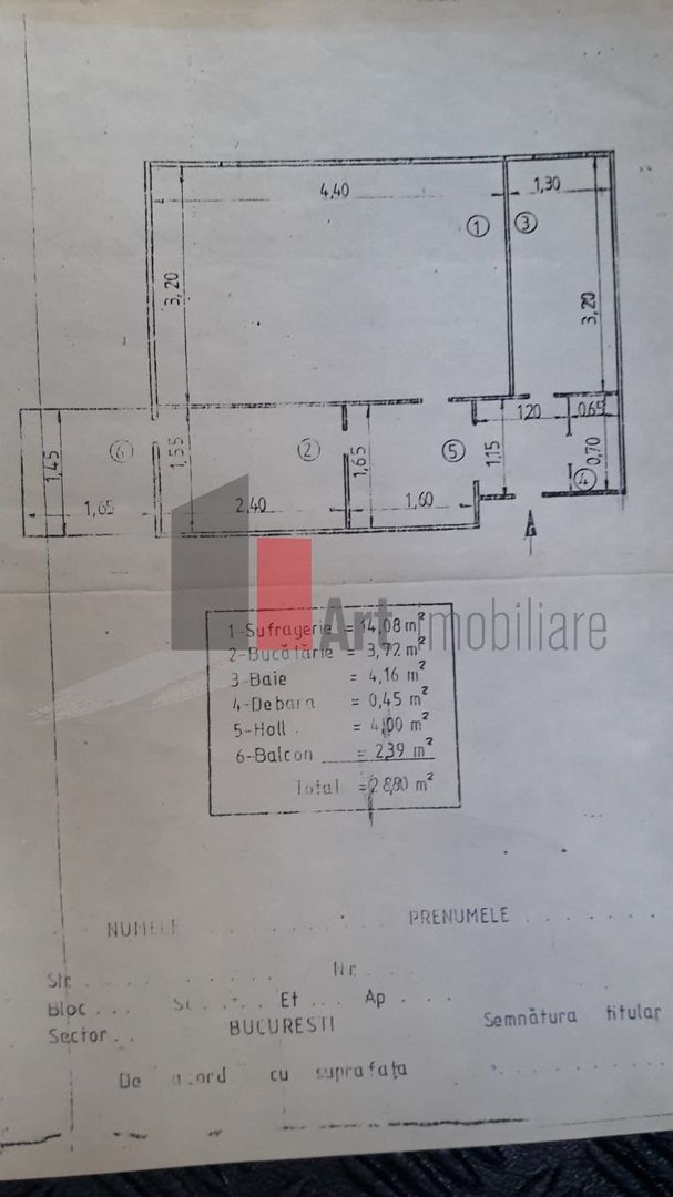 Garsoniera Pajura - bloc 1982 - Poză 1