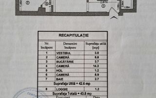 De vânzare: apartament 3 camere - semidecomandat Gorjului-Apusului - Poză 10