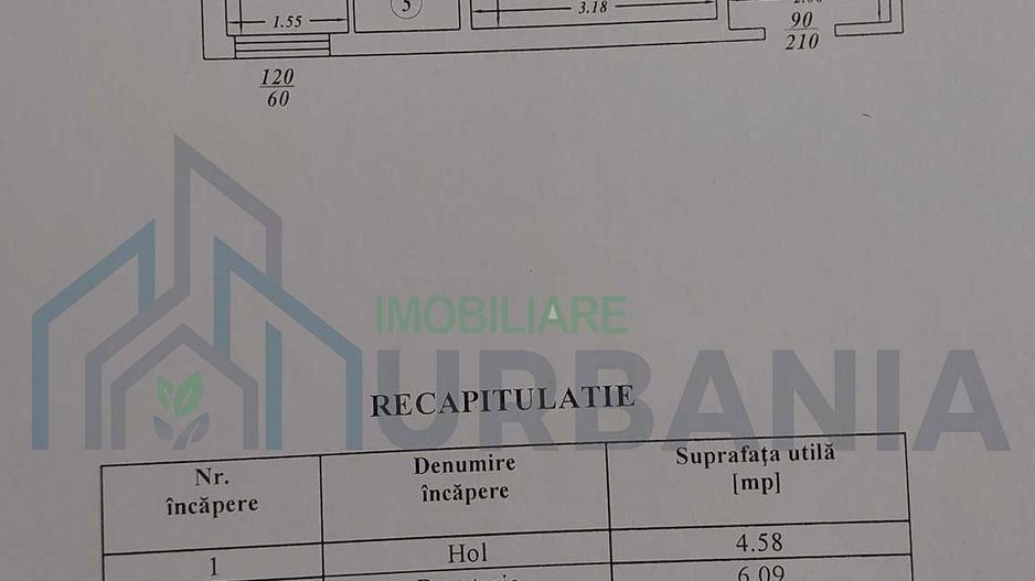 Vand apartament cu 2 camere, SD, in Podu Ros langa rond - Poză 8