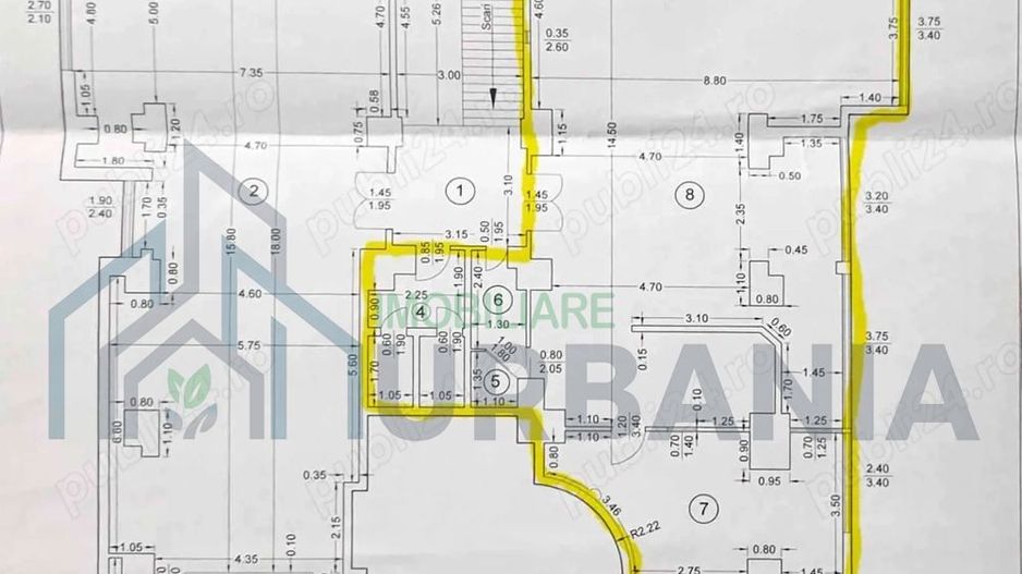 Spațiu comercial mezanin, 160 mp, locație ultracentrală Pașcani - Poză 2