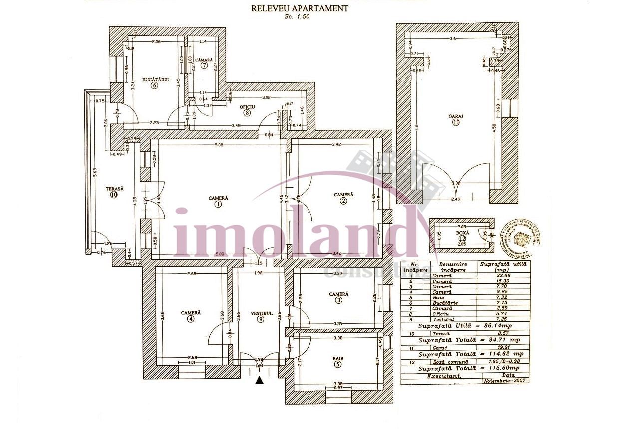 Vanzare - apartament 4 camere - rezidential|office - Aviatorilor-Parcul Kiseleff - Schiță 17