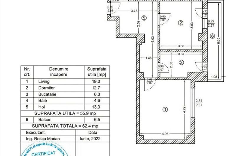 NOU Apartament 2camere - Poză 19