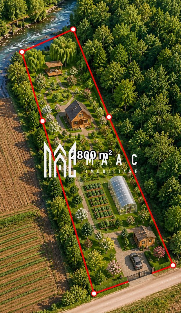 Teren 2800MPU I Acces Rău Hartibaci I Ideal Arabil, Cabana I Daia - Poză 1