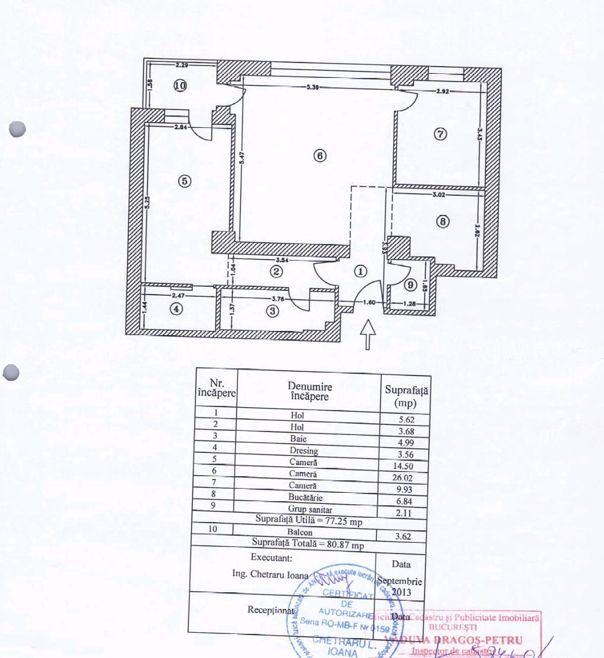 3 camere || BANEASA - NATURA RESIDENCE - Schiță 26