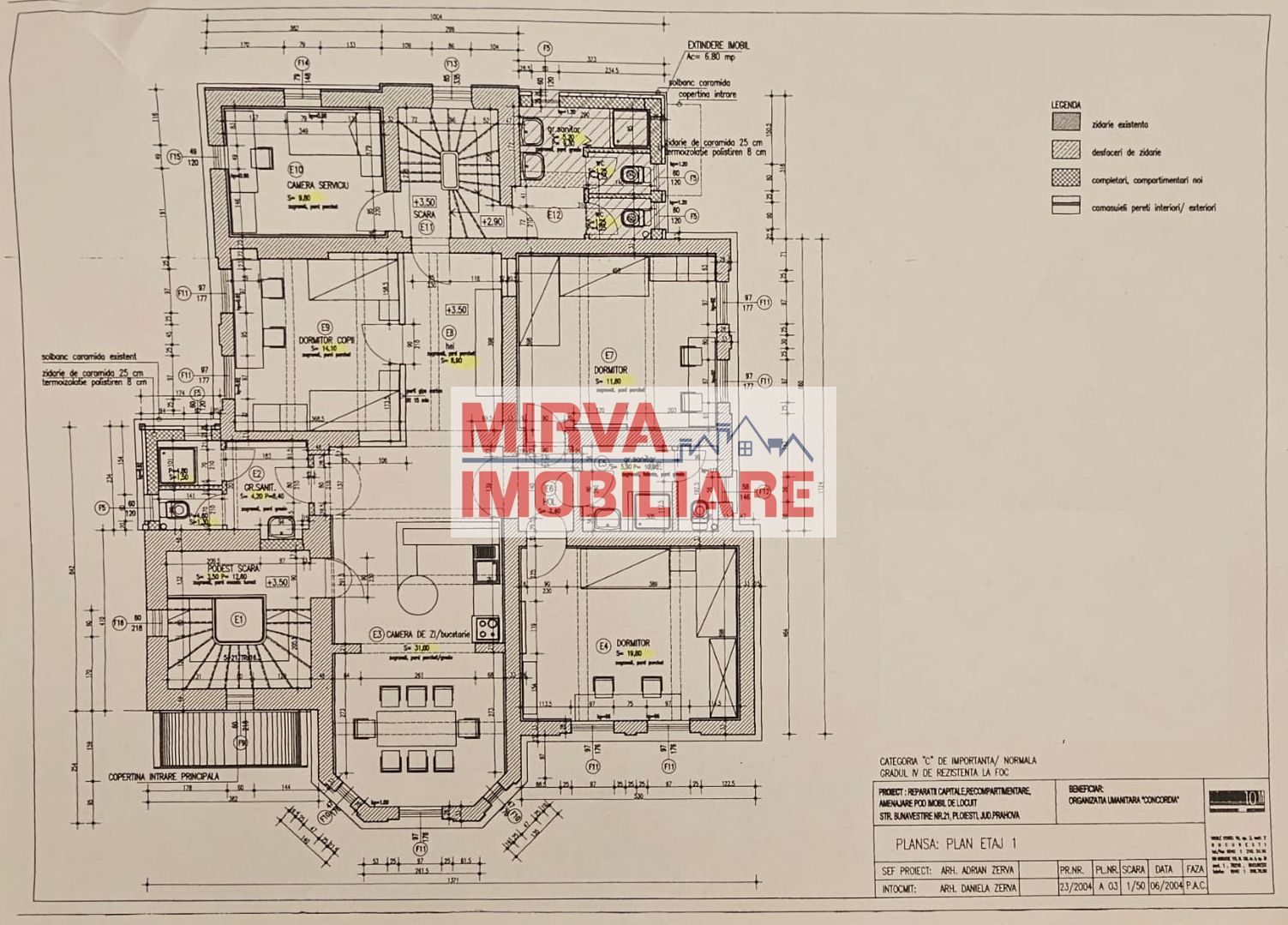 2 Vile Interbelice | Zonă Centrală | Renovate Integral 2024 - Schiță 70