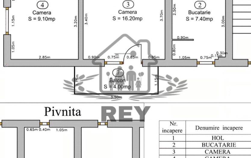 Ap 2 camere semidecomandat zona Bd. Mihai Viteazu/DE RENOVAT - Poză 2