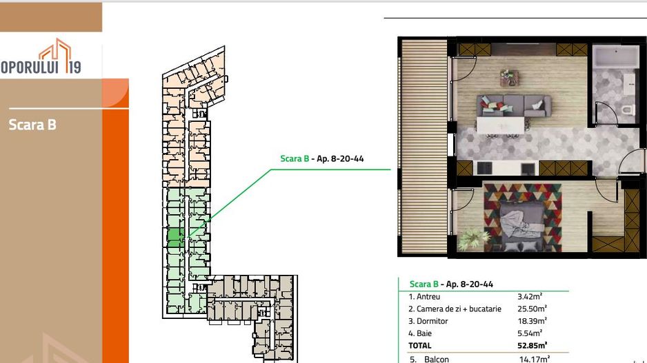 🏡 Apartament 2 camere de vânzare – Gheorgheni, Cluj Napoca - Poză 6