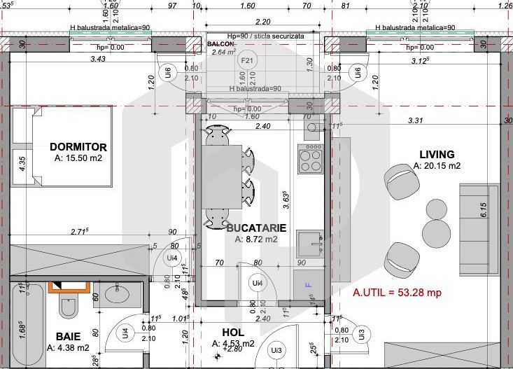 Doamna Stanca | Apartament Decomandat | 2 Camere Etaj 1 Piata rahovei - Poză 1