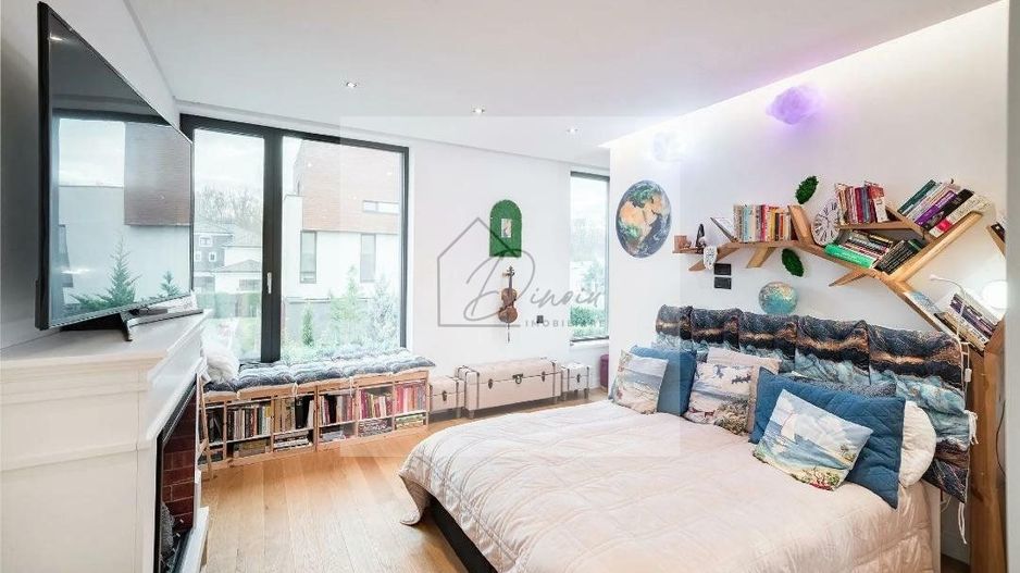 Vila pasiva (verde) de lux 4 camere Complex Amber Gardens Tunari - Poză 9