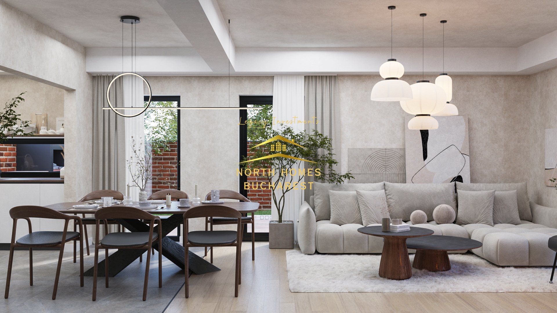 Duplex moder 4 camere, 3 bai, 2 locuri de parcare - Bucurestii Noi - Poză 11