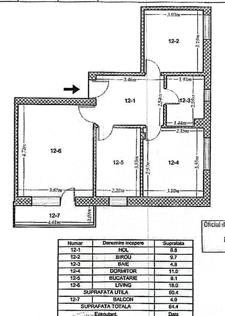 Apartament 3 camere Pallady bloc 2020 mobilat metrou etaj2 comision 0% - Poză 14