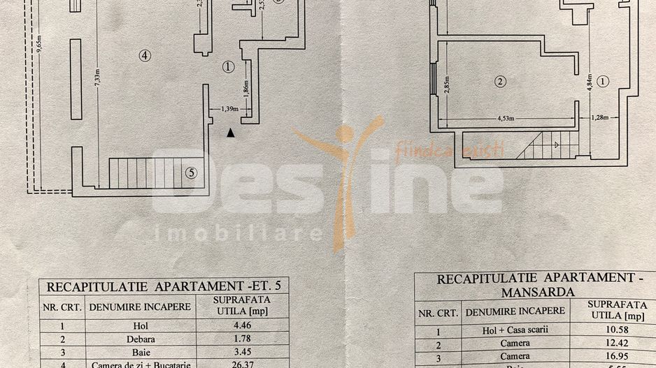 Apartament 3 camere 2 bai 85mp + 27mp terasă Nicolina 1 - Schiță 18
