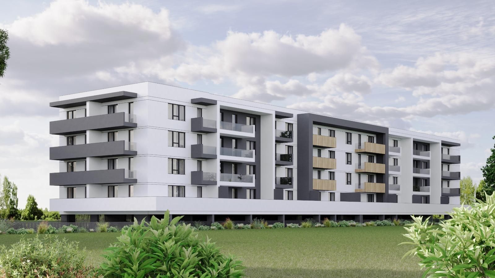 APARTAMENT 2 CAMERE TIP STUDIO CU INCALZIRE IN PARDOSEALA - Poză 1