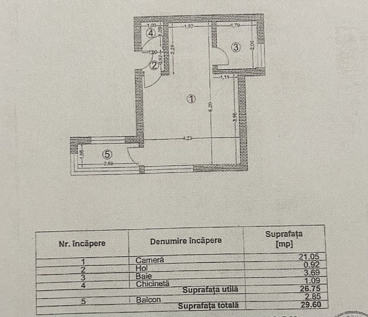 GARSONIERĂ PIATA MATACHE | CENTRALA PROPRIE - Poză 9