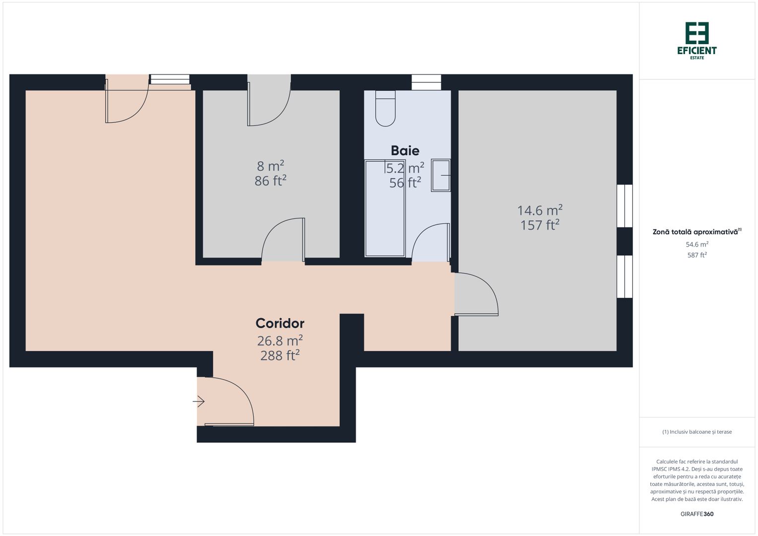 Apartament nou cu 2 camere et. 3 și loc de parcare - Giroc - Timișoara - Poză 23