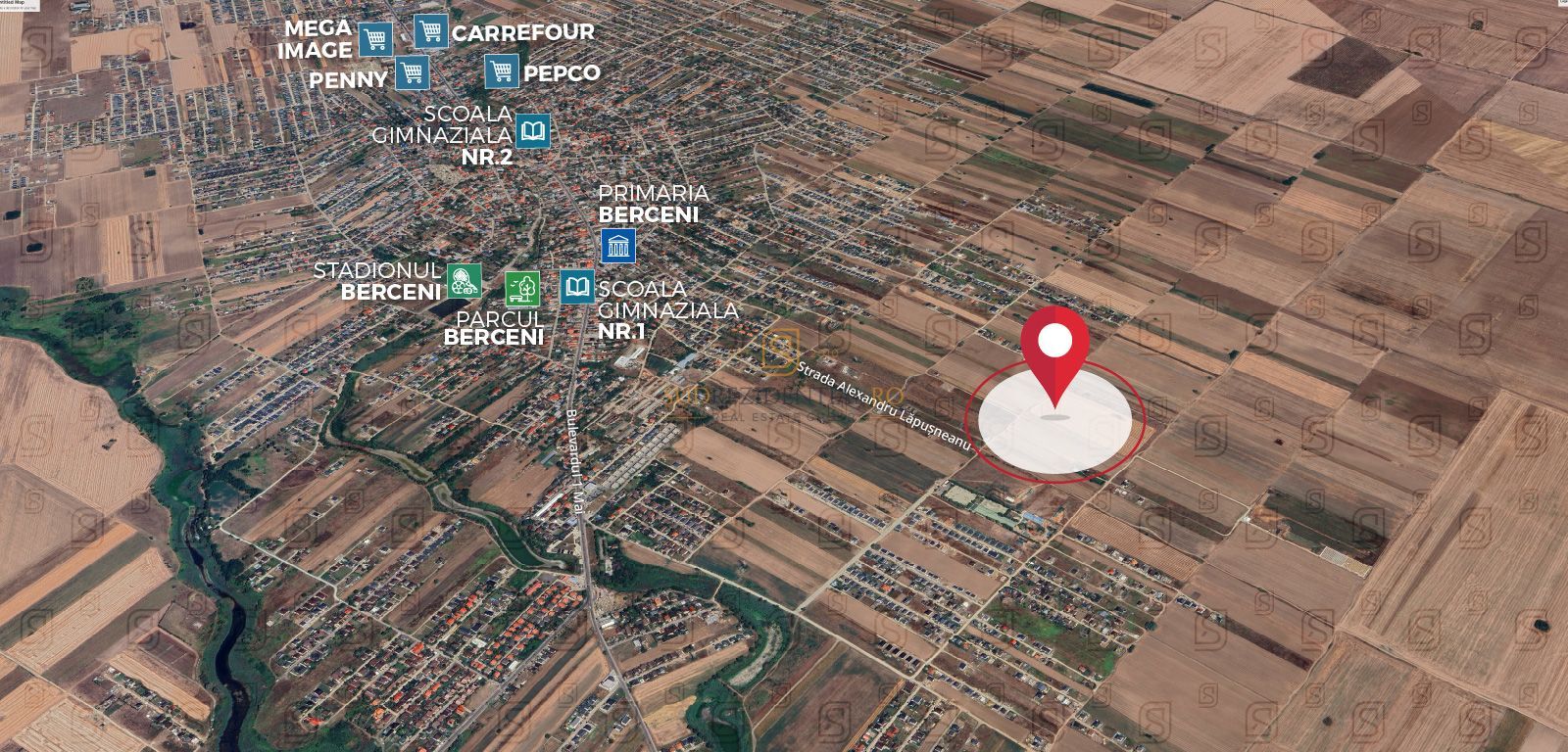 Tere intravilan, 500 mp, str Buchetului, comuna Berceni, Ilfov - Poză 2