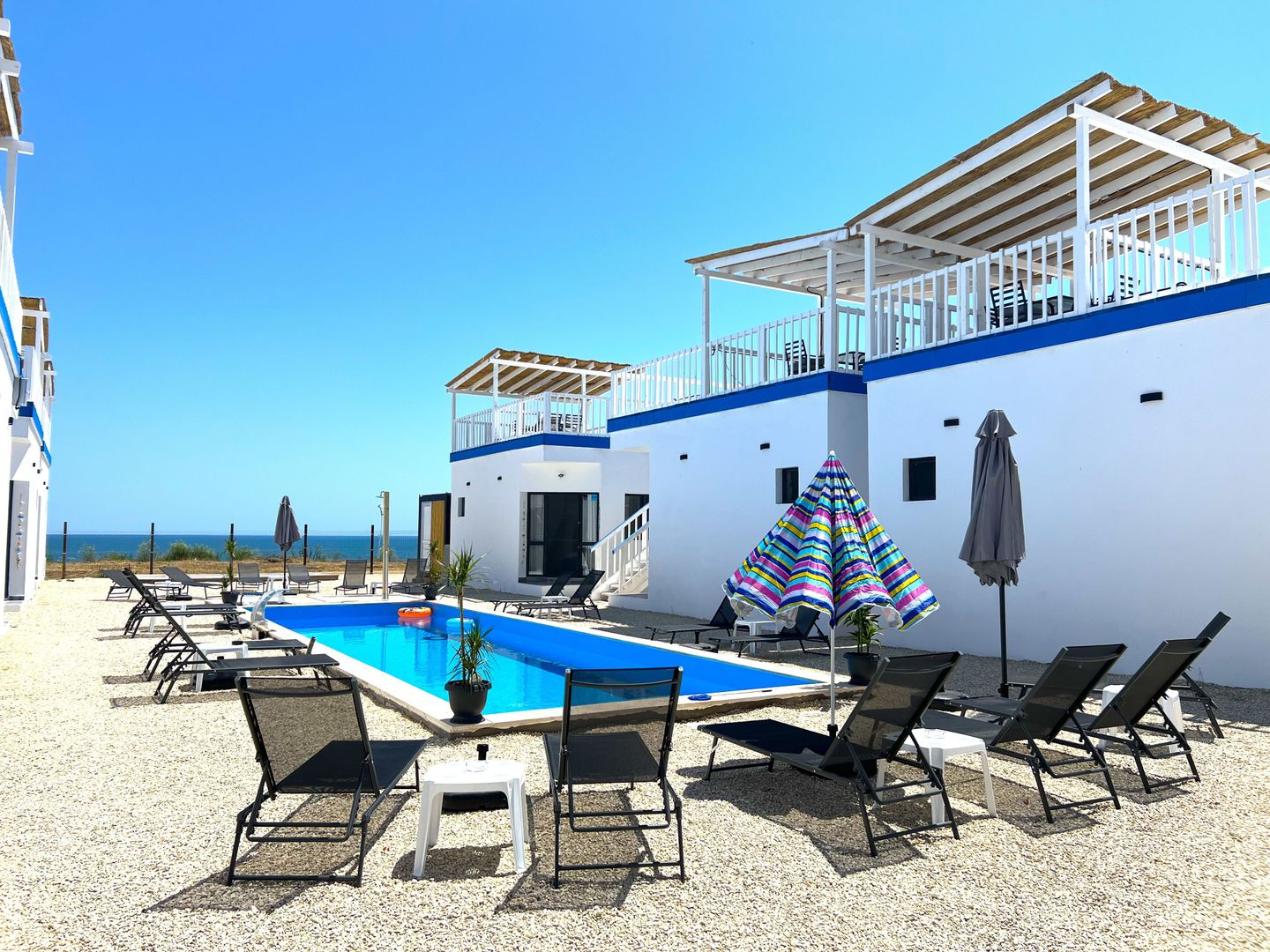 10 Casute Greek Bungalows , Piscina, la Malul Marii, Afacere la Cheie - Poză 24