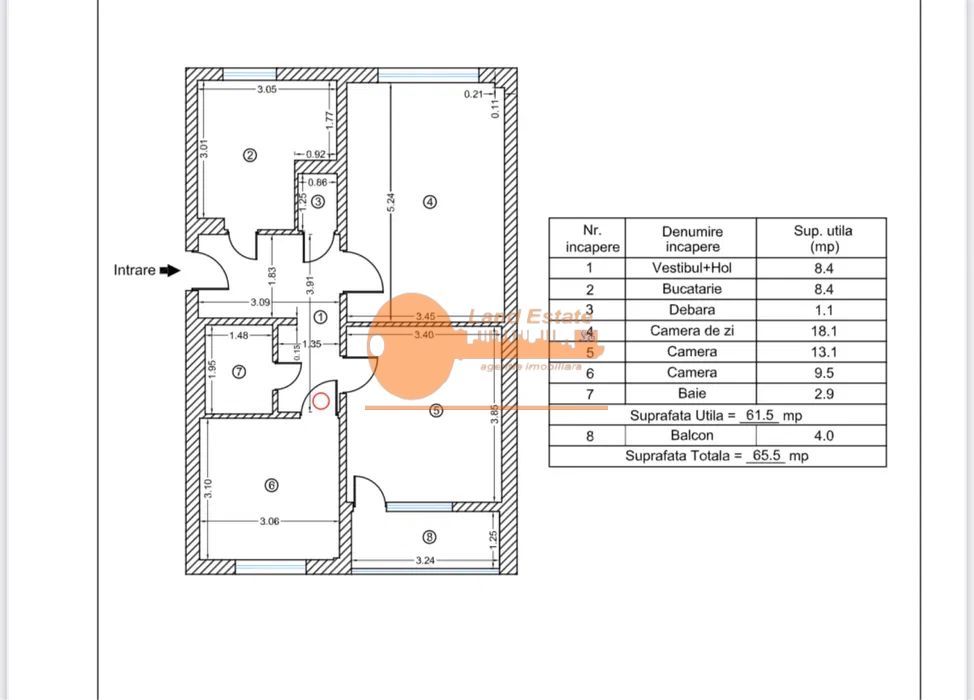 3 camere - Drumu Taberei (1min metrou Raul Doamnei) - Schiță 7
