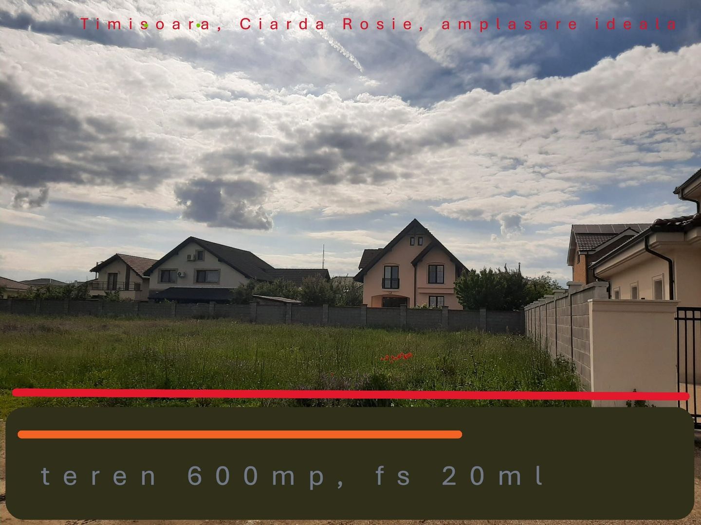 Teren amplasat ideal - Ciarda Rosie, Timisoara - Poză 1