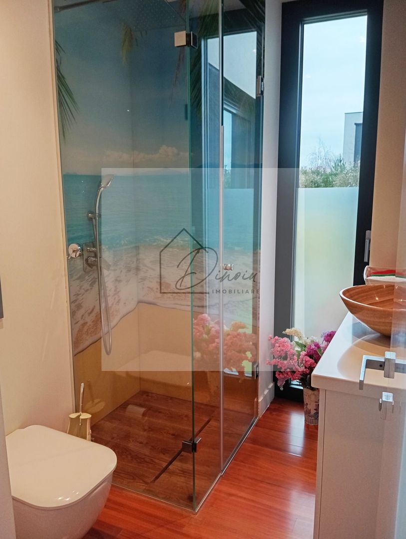 Vila pasiva (verde) de lux 4 camere Complex Amber Gardens Tunari - Poză 14