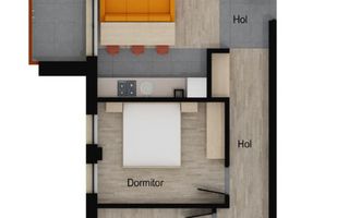 Apartament 3 camere, 2 bai, etaj intermediar, balcon, garaj, boxa - Poză 6
