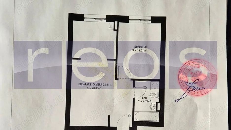 VANZARE APARTAMENT 2 CAMERE 44MP – HILS Pallady– LOC PARCARE INCLUS - Poză 6