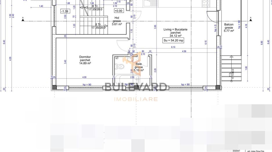 Apartament cu 2/3 camere+gradina de 100 mp! - Poză 4