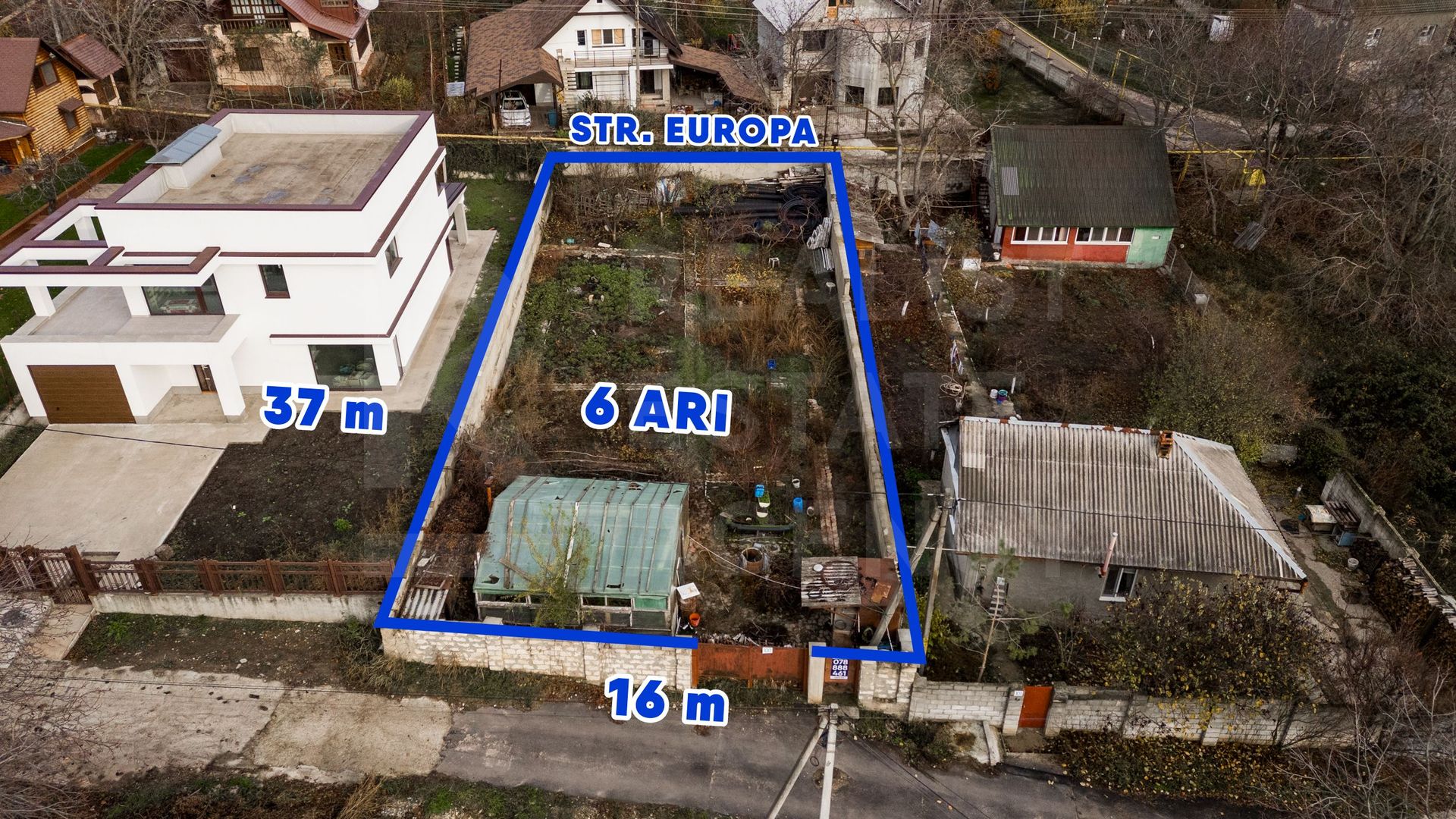 Vânzare, teren, 6 ari, str. Pădurilor, Codru. - Poză 1