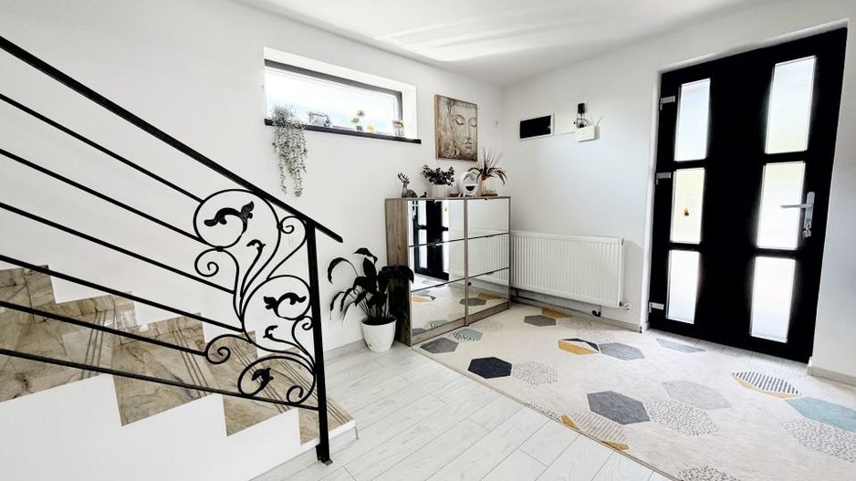 Casa moderna la cheie cu teren 485 mp Stefanesti - Poză 14