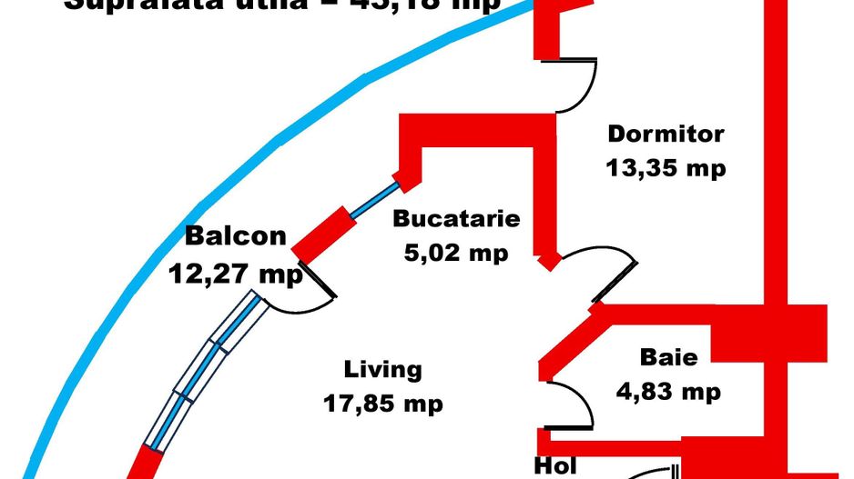 Inchiriere apartament 2 camere in Cartierulul Luceafarul, Oradea - Poză 13