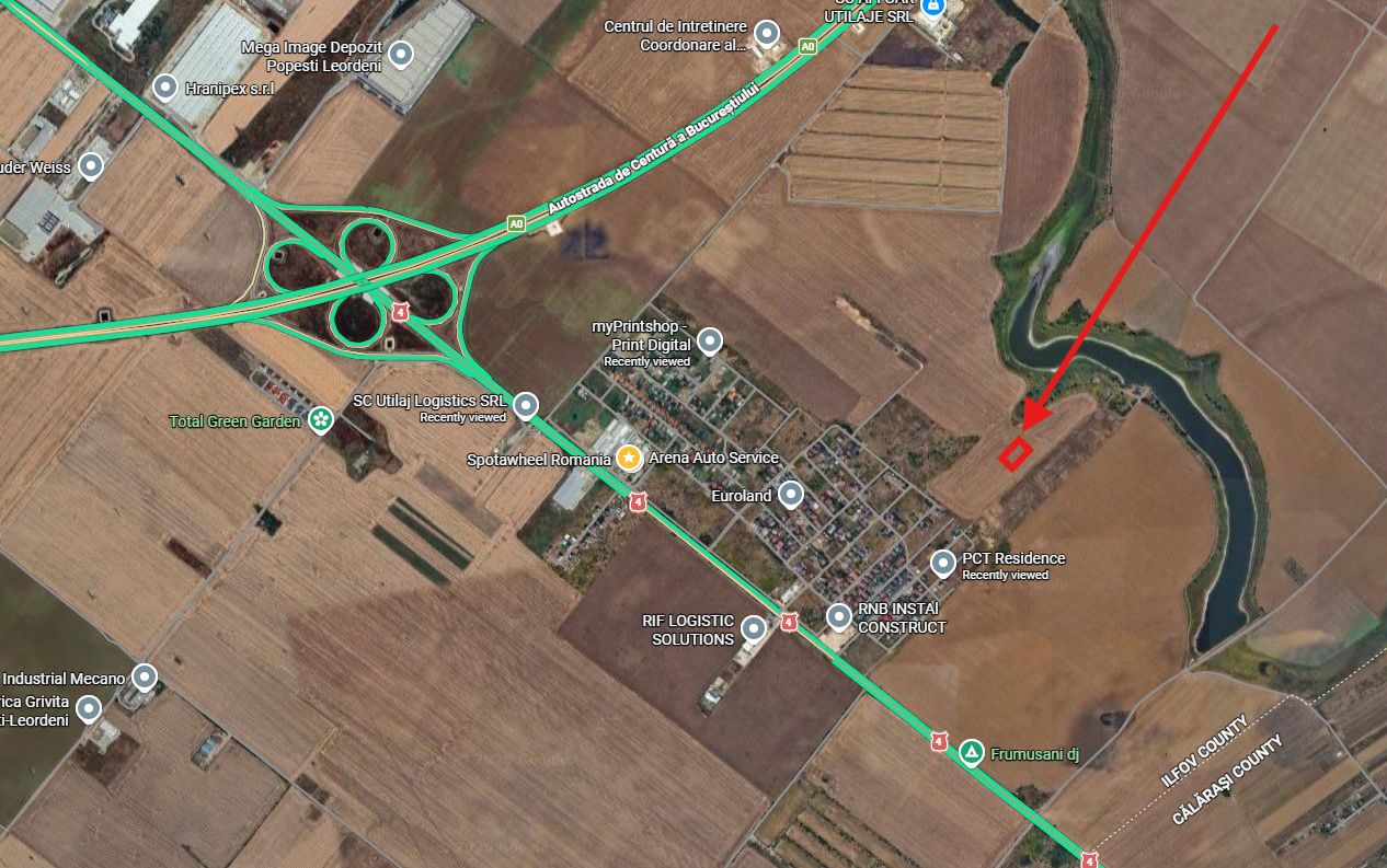 Teren 558 mp -de vanzare- Allegria Residence Popesti Leordeni - Glina - Poză 3