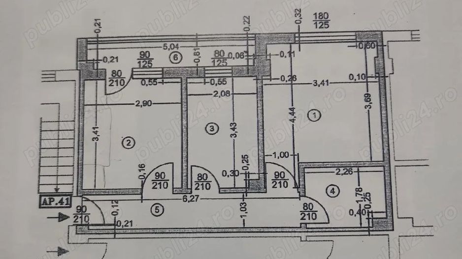 Apartament 2 Camere Parc Tudor Arghezi/Metalurgiei cu Loc de parcare - Schiță 9